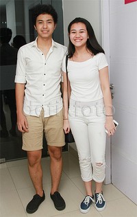 Aaliyah dan Aryo saat ditemui di kawasan Kemang, Jakarta Selatan, Rabu (12/8/2015) malam. Pool/Gus Mun/detikFoto.