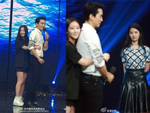 Cemburu! Begini Ekspresi Liu Wifey Saat Song Seung Hun Dipeluk Fans