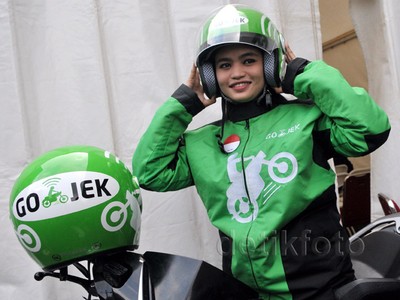 Wanita Ini Juga Daftar Jadi Go-Jek