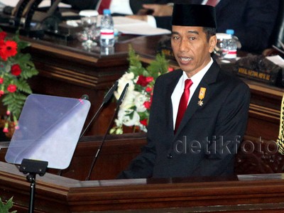 Jokowi Pidato di Sidang Tahunan MPR