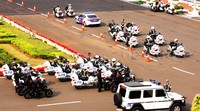 Polisi Militer siap mengawal Presiden Jokowi meninggalkan gedung DPR. Pool/Lamhot Aritonang/detikFoto.
