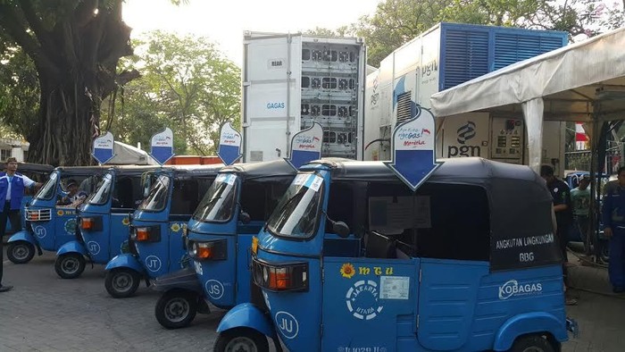Mau Naik Bajaj Gas Gratis PGN, Ini Jam Operasionalnya