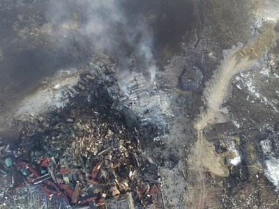 Dampak Ledakan Gudang Bahan Kimia di Tianjin