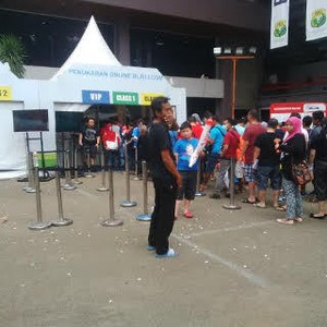 Panas-panasan Demi Nonton Tontowi/Liliyana di Senayan