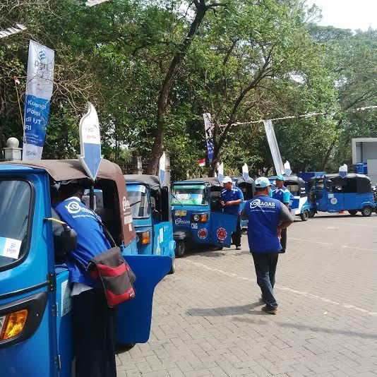 Ada Program Naik Bajaj Gratis, Warga Ketagihan Bajaj Gas