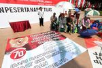 Jemaat GKI Yasmin Dan HKBP Filadelfia Gelar Ibadah Minggu di Tugu Proklamasi