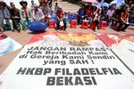Jemaat GKI Yasmin Dan HKBP Filadelfia Gelar Ibadah Minggu di Tugu Proklamasi
