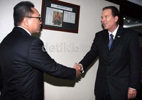 pertemuan dilakukan di ruang kerja Ketua MPR RI Zulkifli Hasan