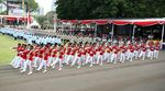 Upacara Penurunan Bendera Merah Putih di Istana