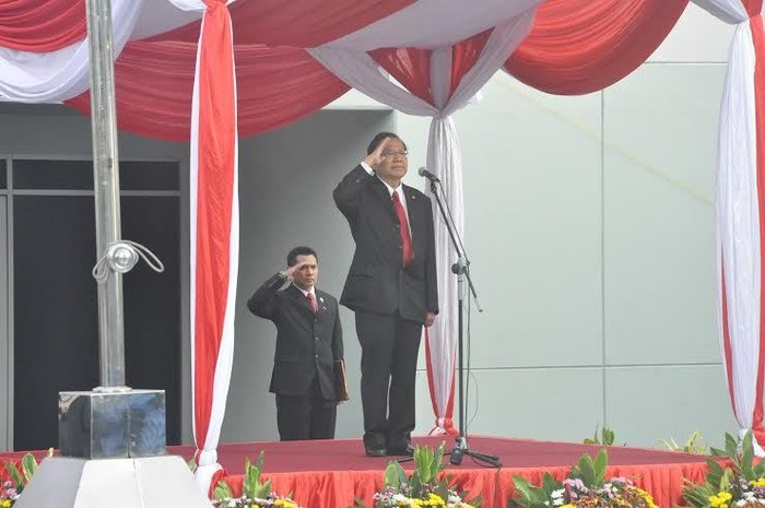 Rizal Ramli Pimpin Upacara HUT ke-70 RI