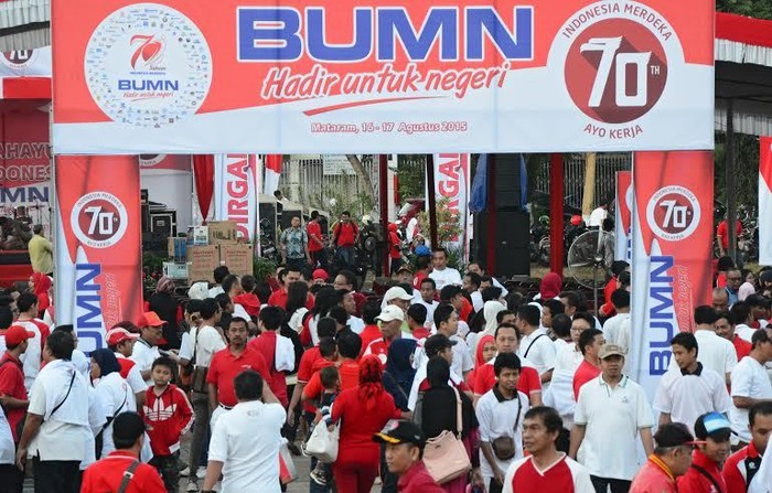 Bank Mandiri Pimpin 36 BUMN Rayakan HUT ke-70 RI di NTB