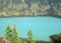Kabar adanya monster di Danau Kanas sempat menyeruak setelah sejumlah turis mengaku melihatnya. Danau ini terletak di Daerah Otonomi Xinjiang Uyghur, China (Danu/detikTravel)