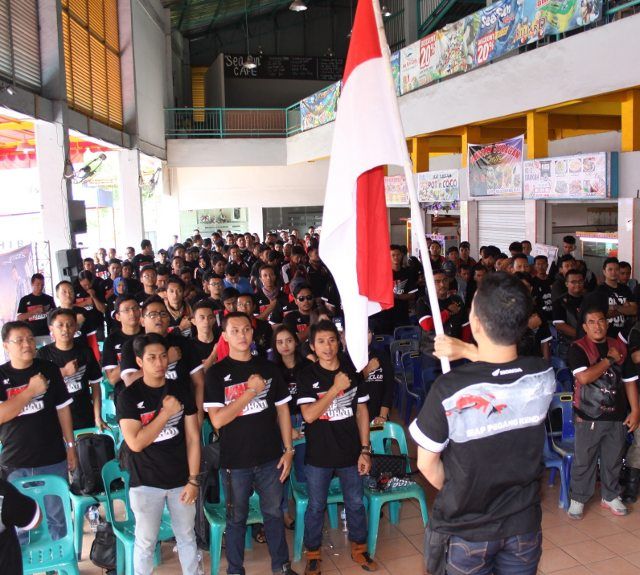 900 Bikers Honda Rayakan HUT ke-70 RI