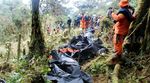 Evakuasi Korban Trigana Air di Papua