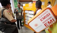 Direktur Utama PT EMI Aris Yunanto ikut serta mengkampanyekan kembali penghematan energi.