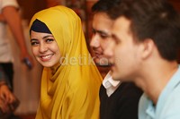 Kala itu, Risty terlihat sangat bahagia ketika bicara soal hubungannya dengan Stuart. (dok. detikHOT)