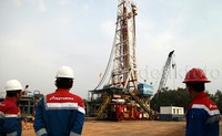 Seperti pengeboran sumur PMB-P14 TW/33. Diharapkan pengeboran ini menghasilkan minyak 120 barel per hari (bph) dan gas bumi sebanyak 2,5 juta kaki kubik per hari (mmscfd).