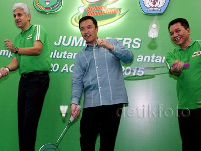 Menpora Hadiri MILO School Competition 2015