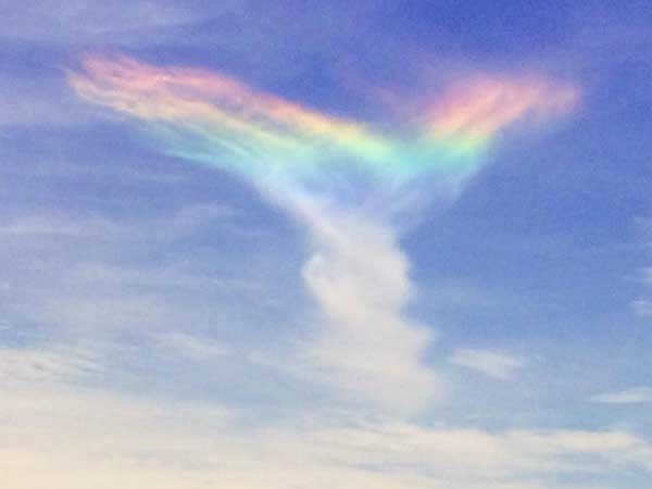 Pelangi Api Langka di Langit Amerika Bikin Heboh Turis