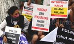 Massa Formasih Gelar Aksi Unjukrasa di Mabes Polri