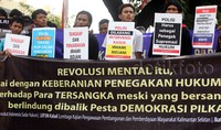 Netralitas Polri harusnya ditunjukkan dengan tetap berkomitmen pada upaya penegakan hukum tanpa pandang bulu.