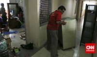 Rusun Jatinegara Barat berlokasi strategis yakni dekat dengan Pasar Jatinegara, Jl Otista dan terminal Kampung Melayu. Pool/Adhi Wicaksono/CNNIndonesia.