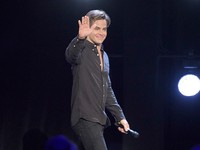 Chris Pine hadir membicarakan film terbarunya 'The Finest Hours'. Dalam film ini dia memerankan tokoh penjaga pantai yang menjalankan misi berbahaya untuk menyelamatkan 32 nyawa manusia yang terjebak di tengah laut. (dok. Disney)
