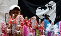 Festival Lebaran Betawi VIII yang menampilkan kebudayaan-kebudayaan betawi ini diselenggarakan hari ini hingga besuk.     