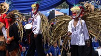 Sejumlah pertunjukan memeriahkan HUT ke-17 PAN. Pool/Lamhot Aritonang/detikFoto.