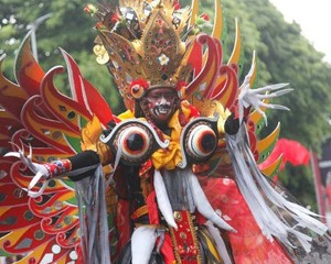 Barong Osing dan Gandrung Banyuwangi Tampil di Museumsuferfest Frankfurt