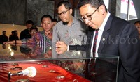 Batu jasper yang dipamerkan beragam dan berasal dari berbagai provinsi di Indonesia. Pool/Lamhot Aritonang/detikFoto.
