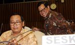 Seskab Pramono Rapat Dengan Komisi II DPR