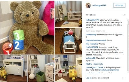 Mengintip Kamar Rafathar Malik Ahmad yang Lucu Banget