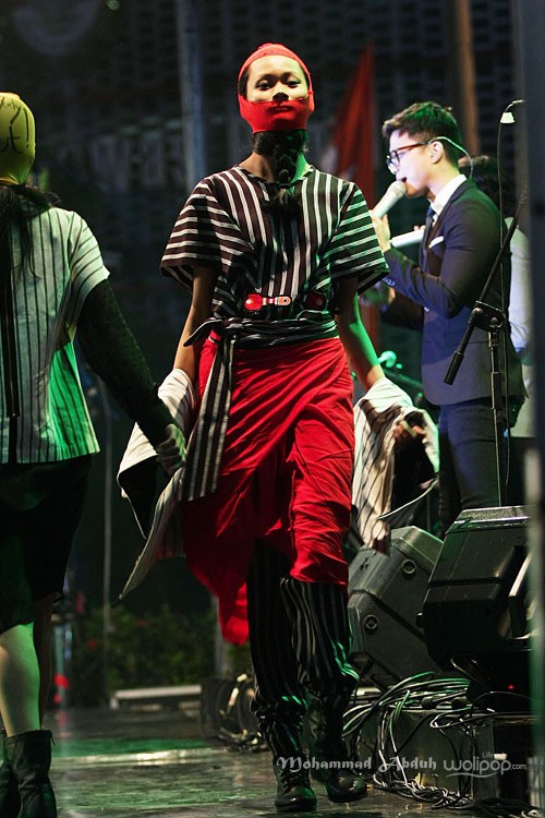 Lulu Lutfi Labibi Fashion Rock 2015 at Sarinah. Thamrin. 20/08/2015. Jakarta. [Foto: Mohammad Abduh/Wolipop]