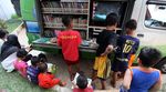 Taman Bacaan dan Lomba Mewarnai di Rusunawa