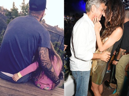 Kemesraan David Beckham dan Sang Putri, George Clooney dan Istri Makin Intim