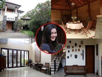 Rumah Tiara Westlake yang bergaya etnik Bali. Asep Syaifullah/detikHOT.