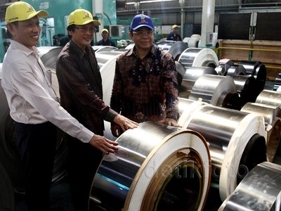 Peresmian Mesin Tension Leveler Multiroll Pertama di Indonesia