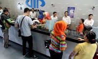 Seperti terlihat di penukaran uang di Valuta Inti Prima (VIP) yang berada di Kawasan Menteng, Jakarta Pusat, Selasa (25/08/2015).
