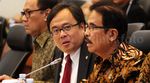 Bambang Brodjo, Agus Marto dan Sofyan Djalil Rapat dengan Banggar