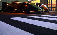 Dari tampilan yang disajikan, mobil Batman terkesan galak, dengan tampilan panjang bersama buntut yang seolah terbang ke atas. Aris Ginanjar/detikOto.