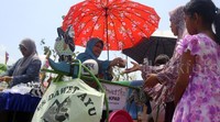 Setidaknya terdapat sekitar 100 pikulan pedagang dawet ayu yang dikumpulkan di sejumlah tempat seperti di Balai Budaya, Serayu Park dan di Stadion Kolopaking.