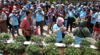 Selain 'Banjar Banjir Dawet' festival Serayu juga diisi dengan pesta 'Parak Iwak' dikawasan arung jeram sungai serayu, Desa Singomerto, Kecamatan Sigaluh pada Minggu 30 Agustus.