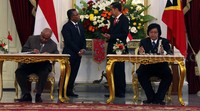 Salah satu hal yang akan dibicarakan adalah mengenai kerja sama lingkungan.