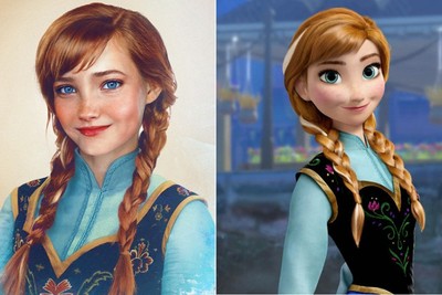 Keren! Kartun Legendaris Disney Menjelma Jadi Manusia