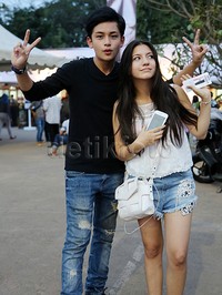 Randy dan Cassie saat ditemui di Jakarta International Expo (JIExpo), Kemayoran, Jakarta Pusat, Rabu (26/8/2015).