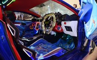 Interior mobil tak lupa dipermak habis. Pool/Dini AfriantiEeffendi/detikFoto.