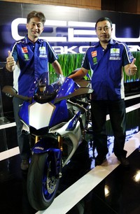 All New YZF-R1 diluncurkan di Gaikindo Indonesia International Auto Show (GIIAS) 2015. Ist/Yamaha.