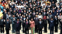 Para anggota DPR berfoto bersama. Lamhot Aritonang/detikFoto.