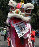 Massa Demo Rumah Ahok